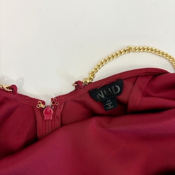 FLAWS NBD Alessi Gown in Burgundy Size XS - Picture 10 of 14